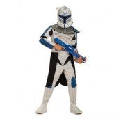 Clone Trooper kapten maskeraddräkt för barn
