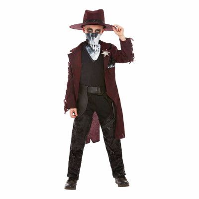Dödskalle Sheriff Barn Maskeraddräkt - Small