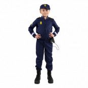 Dansk Polis Barn Maskeraddräkt - Large