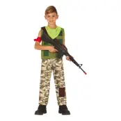 Datorspel Legosoldat Barn Maskeraddräkt - Small