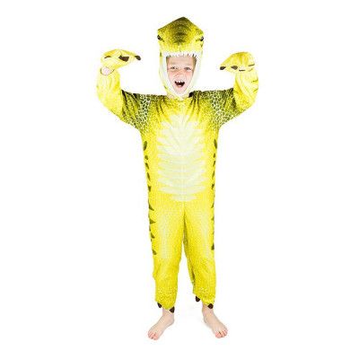Dinosaurie Gul Barn Maskeraddräkt - One size