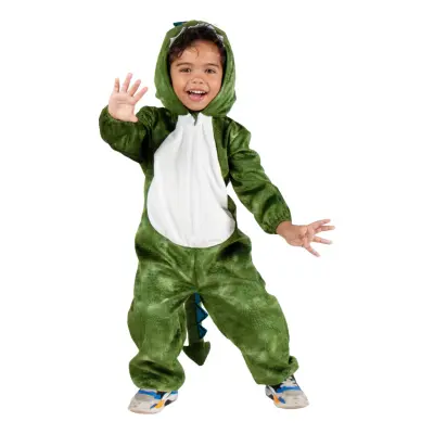 Dinosaurie Jumpsuit Barn Maskeraddräkt - Small