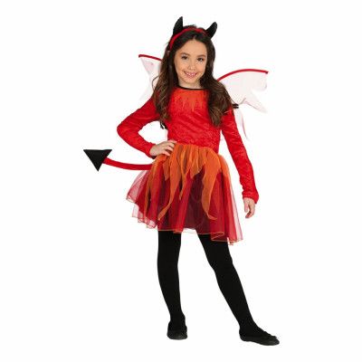 Djävul Klänning Barn Maskeraddräkt - Small