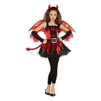 Djävul Klänning Barn Maskeraddräkt - XXX-Large