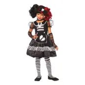 Docka Halloween Barn Deluxe Maskeraddräkt - Large