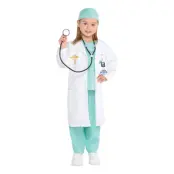 Doktor Barn Maskeraddräkt - X-Small