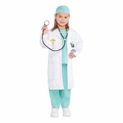 Doktor Barn Maskeraddräkt - X-Small