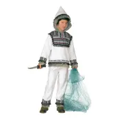 Arktisk Fiskare Barn Maskeraddräkt - Small