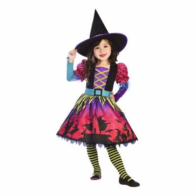 Förtrollad Häxa Barn Maskeraddräkt - Small
