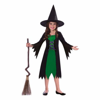 Förtrollad Häxa Barn Maskeraddräkt - Large