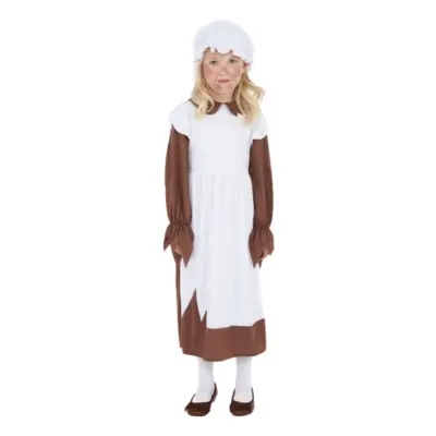 Fattig Viktoriansk Flicka Barn Maskeraddräkt - Large