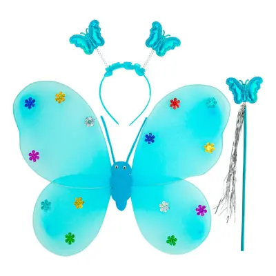 Fjäril Blå Tillbehörskit för Barn