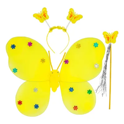 Fjäril Gul Tillbehörskit för Barn