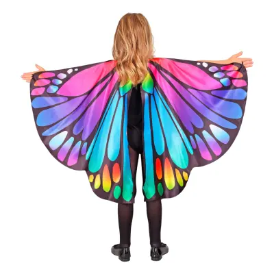 Fjäril Stora Vingar Lila Set för Barn - One size
