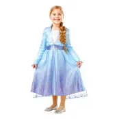 Frozen 2 Elsa Barn Maskeraddräkt - X-Small