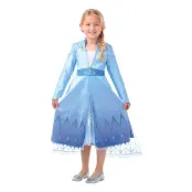 Frozen 2 Elsa Premium Barn Maskeraddräkt - Large