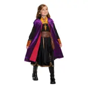 Frozen Anna Travel Deluxe Barn Maskeraddräkt - X-Small