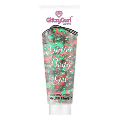 GlitzyGurl Glitter Kroppsgel - Festive Frenzy