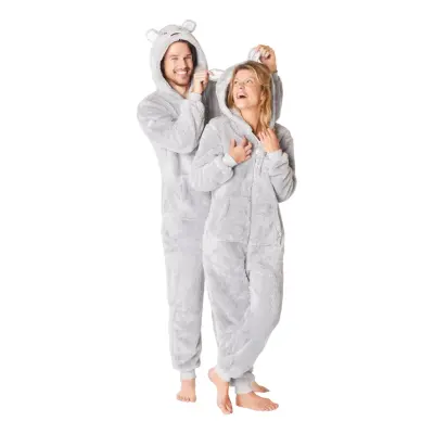 Grå Björn Onesie - X-Small