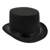 Höghatt Svart för Barn - One size