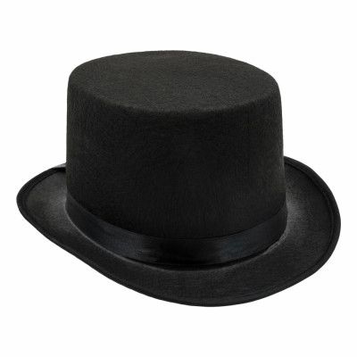 Höghatt Svart för Barn - One size
