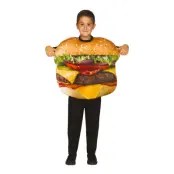 Hamburgare Barn Maskeraddräkt - One size