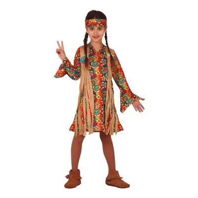 Hippie Barn Maskeraddräkt - 5-6 år
