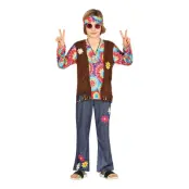 Hippie Barn Maskeraddräkt - X-Small