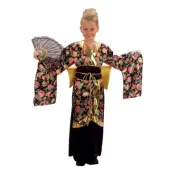 Japansk Geisha Barn Maskeraddräkt - Medium