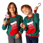 Julstrumpa Jultröja för Barn - 8-10 år (134/140)