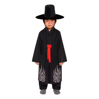 K-pop Demon Barn Maskeraddräkt - Large