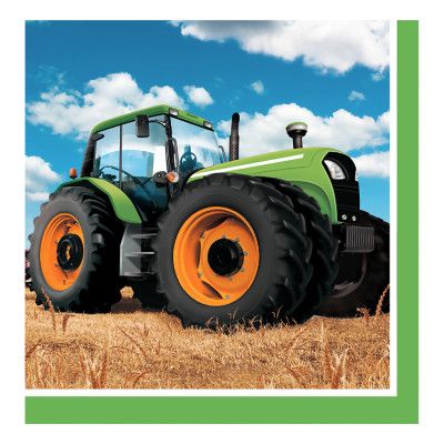 Kaffeservetter Tractor Time - 16-pack
