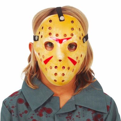 Läskig Hockeymask för Barn - One size