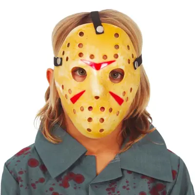 Läskig Hockeymask för Barn - One size