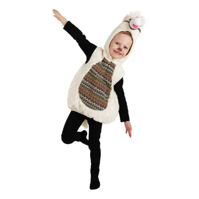 Lama Barn Maskeraddräkt - X-Small