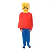 Legogubbe Barn Maskeraddräkt - Small