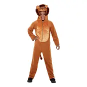 Lejon Jumpsuit Barn Maskeraddräkt - Small