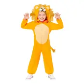 Lejon Onesie Barn Maskeraddräkt - X-Small