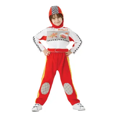 Lightning McQueen Barn Deluxe Maskeraddräkt - Small