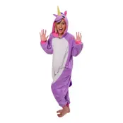 Lila Enhörning Kigurumi - X-Large