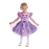 Lila Prinsessa Barn Maskeraddräkt - Medium