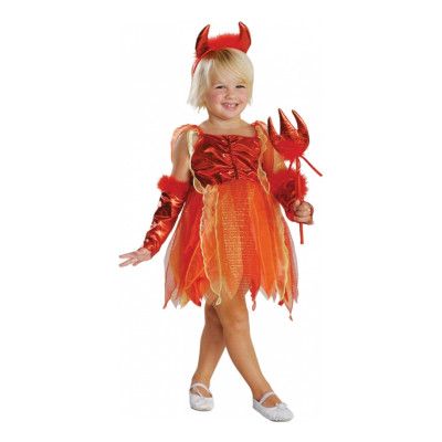 Lilla Djävulen Barn Maskeraddräkt - Small