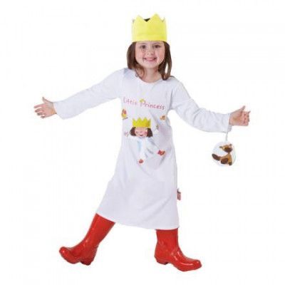 Lilla Prinsessan Barn Maskeraddräkt - Small