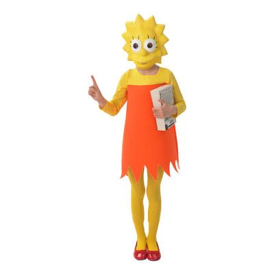 Lisa Simpson Barn Maskeraddräkt - Medium
