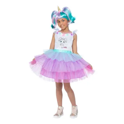 L.O.L Surprise Unicorn Deluxe Barn Maskeraddräkt - Large