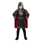 Mörk Medeltida Riddare Barn Maskeraddräkt - Medium