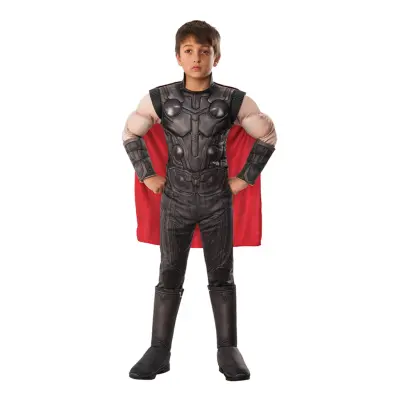Marvel Endgame Thor Deluxe Barn Maskeraddräkt - Small