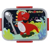 Matlåda med fack Dinosaurie - Leksaksaffären -  Leksaksaffären