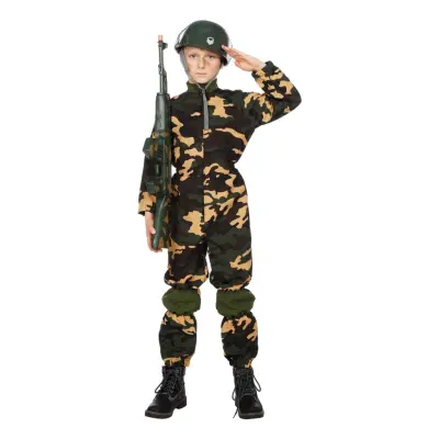 Militär Barn Maskeraddräkt - XXX-Large