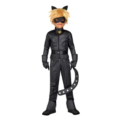 Miraculous Cat Noir Barn Maskeraddräkt - Large